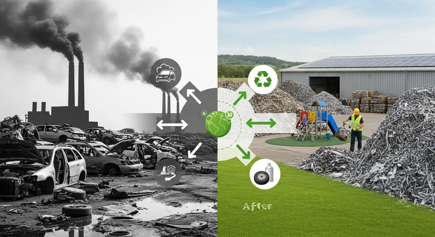 Environmental Impact of Recycling Junk Cars 